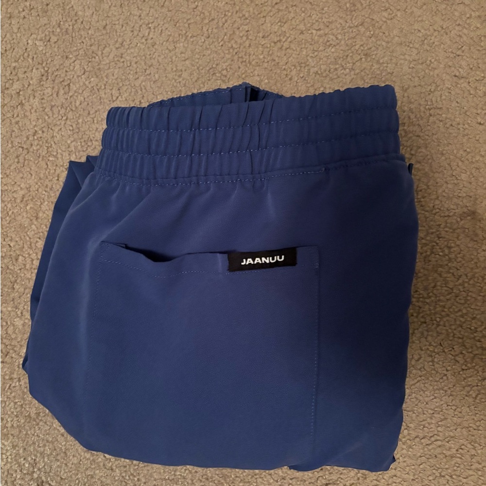 Jaanuu Blue Scrub Joggers